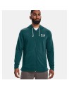 Men's Sports Jacket Under Armour Rival Terry Green | Tienda24 Tienda24.eu