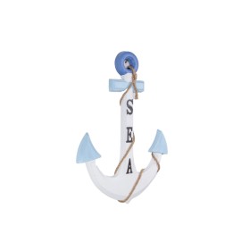 Wall Decoration Romimex White Anchor 60 x 60 x 2 cm by Romimex, Ornaments - Ref: D1619334, Price: 17,17 €, Discount: %