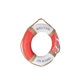 Wall Decoration Romimex White Red Lifebuoy 50 x 50 x 3 cm by Romimex, Ornaments - Ref: D1619347, Price: 18,34 €, Discount: %