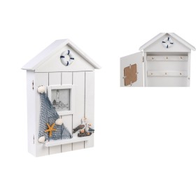 Armário para chaves Romimex Branco 20 x 31 x 7 cm Casita de Romimex, Armários para chaves - Ref: D1619379, Preço: 12,48 €, De...