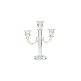 Candelabro Romimex Transparente Vidrio 21 x 26 x 9 cm de Romimex, Candelabros y portavelas - Ref: D1619406, Precio: 25,48 €, ...