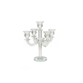 Candelabro Romimex Transparente Vidrio 17 x 26 x 17 cm de Romimex, Candelabros y portavelas - Ref: D1619407, Precio: 50,35 €,...