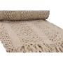 Manta Romimex Beige Con flecos 130 x 200 x 1 cm de Romimex, Mantas y colchas - Ref: D1619428, Precio: 44,17 €, Descuento: %