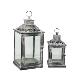 Ensemble de lanternes Romimex Argenté Métal 2 Pièces de Romimex, Bougeoirs et chandeliers - Réf : D1620047, Prix : 106,82 €, ...