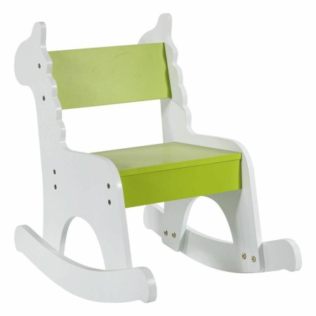 Rocking chair Alexandra House Living White Green MDF Wood 33 x 55 x 51,5 cm Children's Giraffe | Tienda24 - Global Online Shop Tienda24.eu