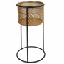 Macetero Alexandra House Living Negro Dorado Metal 24 x 50 x 24 cm Con soporte de Alexandra House Living, Maceteros - Ref: D1...