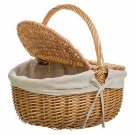 Cesta de Piquenique Alexandra House Living vime Madeira de salgueiro 33 x 32 x 43 cm Natural | Tienda24 - Global Online Shop Tienda24.eu