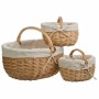 Basket set Alexandra House Living wicker Willow wood Natural 3 Pieces by Alexandra House Living, Hampers - Ref: D1630340, Pri...