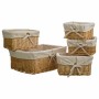 Juego de Cestos Alexandra House Living Natural Mimbre Madera de sauce 5 Piezas de Alexandra House Living, Cajas y arcones de ...