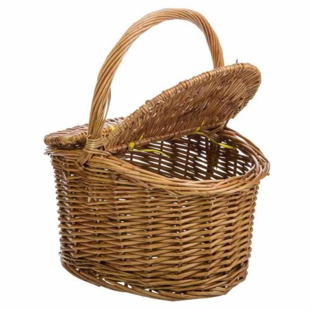 Picnic Basket Alexandra House Living wicker Willow wood Natural by Alexandra House Living, Hampers - Ref: D1630409, Price: 25...