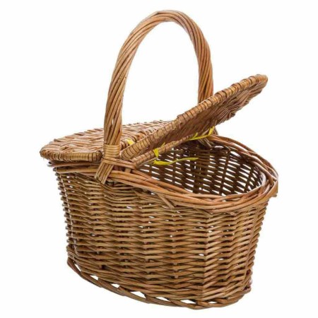 Picnic Basket Alexandra House Living wicker Willow wood Natural by Alexandra House Living, Hampers - Ref: D1630410, Price: 24...