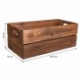 Storage boxes Alexandra House Living Brown Fir wood 2 Pieces by Alexandra House Living, Storage boxes and chests - Ref: D1630...