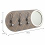 Garderobenständer mit Spiegel Alexandra House Living Grau Tannenholz Holz MDF 5 x 30 x 60 cm von Alexandra House Living, Wand...