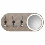 Garderobenständer mit Spiegel Alexandra House Living Grau Tannenholz Holz MDF 5 x 30 x 60 cm von Alexandra House Living, Wand...