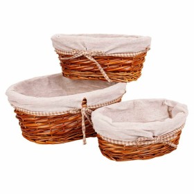 Set of Baskets Alexandra House Living Natural wicker Willow wood 3 Pieces by Alexandra House Living, Storage boxes and chests...