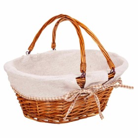 Cesta de Piquenique Alexandra House Living vime Madeira de salgueiro 40 x 32 x 17 cm de Alexandra House Living, Cestas - Ref:...