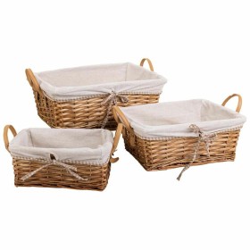 Set of Baskets Alexandra House Living Natural wicker Willow wood 3 Pieces by Alexandra House Living, Storage boxes and chests...