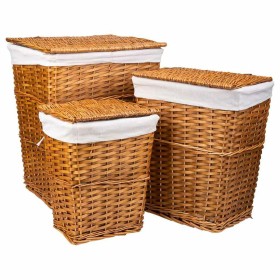 Set of Baskets Alexandra House Living Brown 3 Pieces by Alexandra House Living, Laundry Baskets - Ref: D1631447, Price: 69,61...