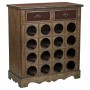 Botellero Alexandra House Living Marrón Madera Metal 31 x 69 x 63 cm Mueble 2 cajones 16 botellas de Alexandra House Living, ...