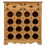 Bottle rack Alexandra House Living Brown Wood Metal 31 x 69 x 63 cm Furniture 2 drawers 16 bottles by Alexandra House Living,...