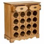 Flaschenregal Alexandra House Living Braun Holz Metall 31 x 69 x 63 cm Möbel 2 Schubladen 16 Flaschen von Alexandra House Liv...