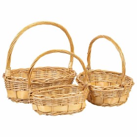 Basket EDM wicker 45 x 30 x 23 cm | Tienda24 - Global Online Shop Tienda24.eu