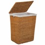 Set of Baskets Alexandra House Living Brown Polyester Rattan 2 Pieces by Alexandra House Living, Laundry Baskets - Ref: D1631...