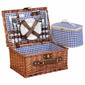 Picnic Basket Alexandra House Living Brown wicker by Alexandra House Living, Picnic sets - Ref: D1631981, Price: 55,67 €, Dis...