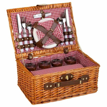 Picnic Basket Alexandra House Living Honey wicker by Alexandra House Living, Picnic sets - Ref: D1631984, Price: 65,86 €, Dis...