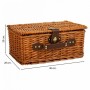 Cesta de Picnic Alexandra House Living Miel Mimbre de Alexandra House Living, Sets para picnic - Ref: D1631984, Precio: 65,86...