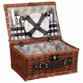 Picnic Basket Alexandra House Living Brown wicker by Alexandra House Living, Picnic sets - Ref: D1631986, Price: 50,36 €, Dis...