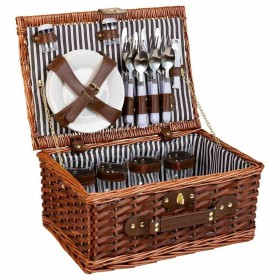 Picnic Basket Alexandra House Living Brown wicker by Alexandra House Living, Picnic sets - Ref: D1631990, Price: 52,78 €, Dis...