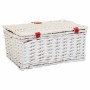 Picnic Basket Alexandra House Living White wicker | Tienda24 - Global Online Shop Tienda24.eu