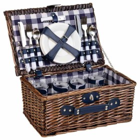 Picnic Basket Alexandra House Living Chocolate wicker by Alexandra House Living, Picnic sets - Ref: D1631995, Price: 52,78 €,...