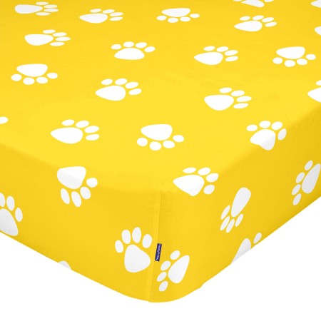 Lenzuolo con angoli HappyFriday MR FOX Giallo 70 x 140 x 14 cm di HappyFriday, Lenzuola e federe per cuscino - Rif: D1609024,...