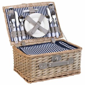 Picknickkorb Alexandra House Living Grau natürlich korb von Alexandra House Living, Picknick-Sets - Ref: D1631998, Preis: 54,...