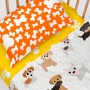 Fitted sheet HappyFriday MR FOX Yellow 70 x 140 x 14 cm by HappyFriday, Sheets and pillowcases - Ref: D1609024, Price: 13,20 ...