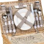 Picnic Basket Alexandra House Living Grey Natural wicker by Alexandra House Living, Picnic sets - Ref: D1632000, Price: 54,86...