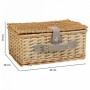 Picnic Basket Alexandra House Living Grey Natural wicker by Alexandra House Living, Picnic sets - Ref: D1632000, Price: 54,86...