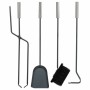 Utensílios para a Lareira Alexandra House Living Preto Ferro 22 x 68 x 22 cm de Alexandra House Living, Acessórios de lareira...