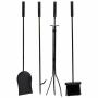 Fireplace Utensils Alexandra House Living Black Iron 27 x 75 x 31 cm by Alexandra House Living, Fireplace accessories - Ref: ...