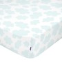 Drap housse HappyFriday MR FOX Blanc 70 x 140 x 14 cm Nuages de HappyFriday, Draps et taies d'oreiller - Réf : D1609029, Prix...