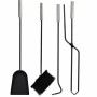 Fireplace Utensils Alexandra House Living Black Iron 16 x 50 x 16 cm | Tienda24 - Global Online Shop Tienda24.eu