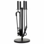 Utensilios para Chimenea Alexandra House Living Negro Hierro 22 x 48 x 22 cm de Alexandra House Living, Accesorios de chimene...