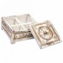 Caja-Joyero Alexandra House Living Blanco Gris Madera de mango 19 x 10 x 19 cm de Alexandra House Living, Cofres - Ref: D1632...