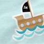 Fitted sheet HappyFriday MR FOX Blue Multicolour 60 x 120 x 14 cm Pirate Ship by HappyFriday, Sheets and pillowcases - Ref: D...