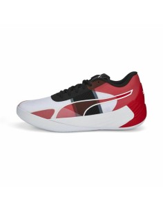 Basketball Shoes for Adults Puma Playmaker Pro Mid Blue | Tienda24 Tienda24.eu