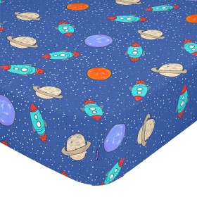 Fitted sheet HappyFriday MR FOX Multicolour 105 x 200 x 32 cm by HappyFriday, Sheets and pillowcases - Ref: D1609055, Price: ...