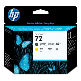 Cartouche d'encre originale HP HP 72 Noir/Jaune de HP, Toners et encre pour imprimante - Réf : M0305449, Prix : 99,04 €, Remi...