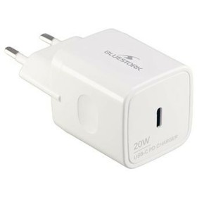 Wall Charger Bluestork PW-NB-20-C White by Bluestork, Chargers - Ref: M0306106, Price: 28,12 €, Discount: %